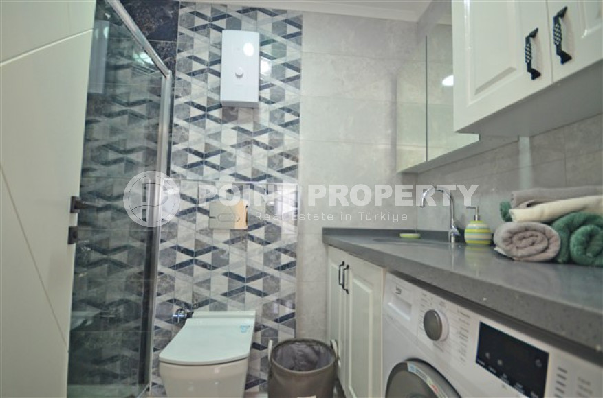 Роскошные трёхкомнатные апартаменты 73 м3 в 100 метрах от Средиземного моря, район Кестель-id-3910-фото-12