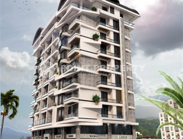 Apartments and duplexes 55 - 150 m2 in a high-rise residence under construction, Mahmutlar, Alanya-id-3911-photo-5