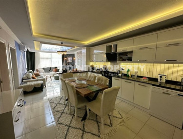 Апартаменты 2+1 с интересными дизайнерскими решениями в интерьере в центре района Оба.-id-3915-фото-3