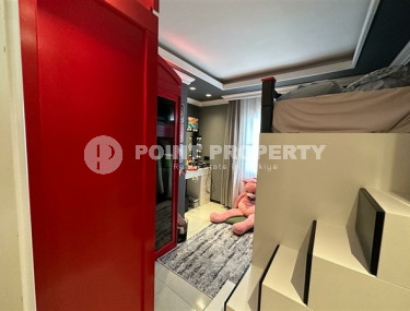 Апартаменты 2+1 с интересными дизайнерскими решениями в интерьере в центре района Оба.-id-3915-фото-4