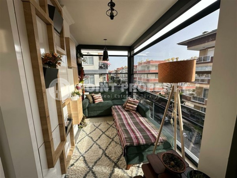 Апартаменты 2+1 с интересными дизайнерскими решениями в интерьере в центре района Оба.-id-3915-фото-7