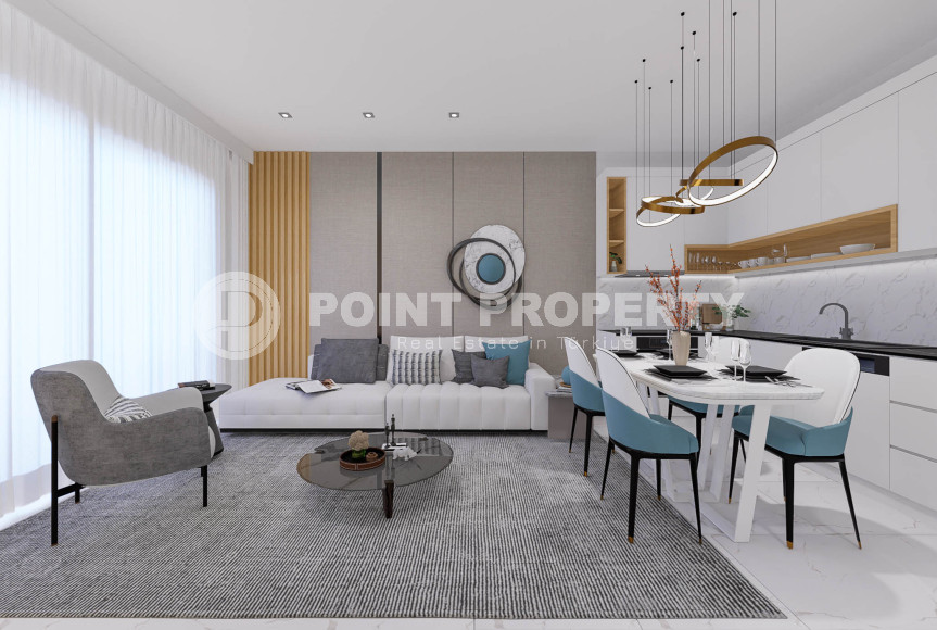 Apartments in the project at the foundation pit stage from a trusted developer in Tosmur with interest-free installments for 24 months.-id-3929-photo-6