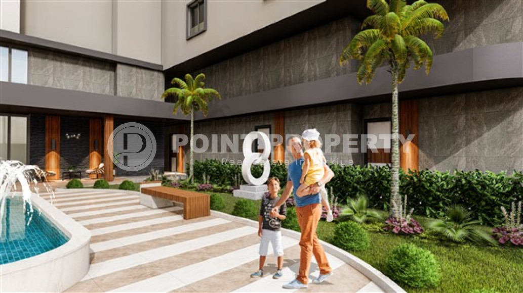 Inexpensive apartments 45 - 78 m2 in a high-rise investment project at the stage of completion, Mahmutlar-id-3931-photo-6