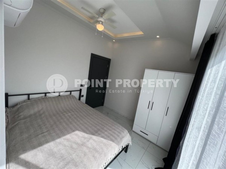 Двухуровневые апартаменты 2+1 с площадью 98 м2 в районе Оба. Продаются с мебелью.-id-3935-фото-4