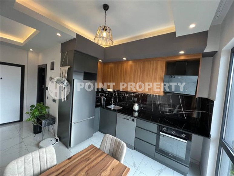 Двухуровневые апартаменты 2+1 с площадью 98 м2 в районе Оба. Продаются с мебелью.-id-3935-фото-11