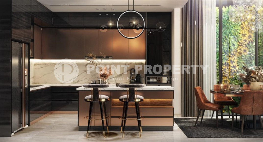 Элитный и эксклюзивный проект в районе Аланьи, Тепе. Комплекс состоящий из 14 вилл с площадью от 332 до 475 м2.-id-3936-фото-5