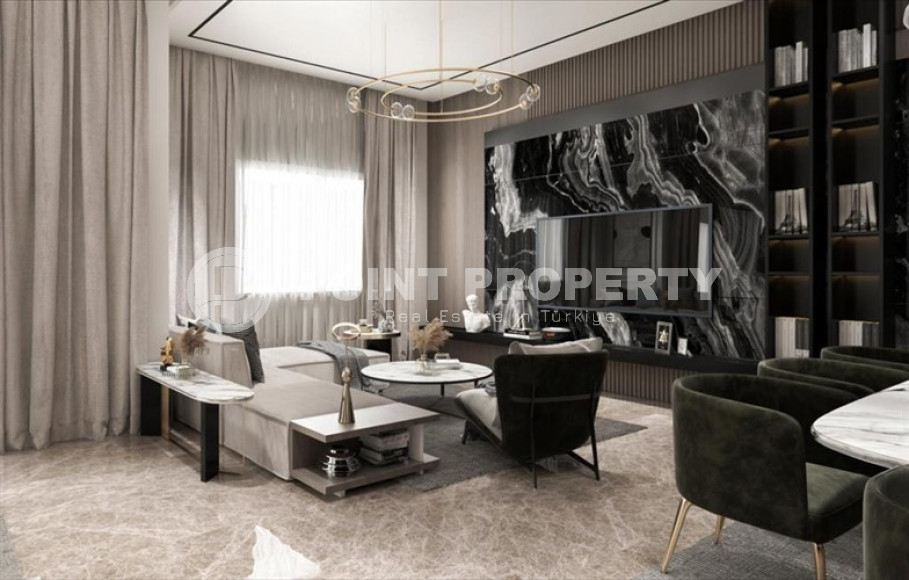 Элитный и эксклюзивный проект в районе Аланьи, Тепе. Комплекс состоящий из 14 вилл с площадью от 332 до 475 м2.-id-3936-фото-10