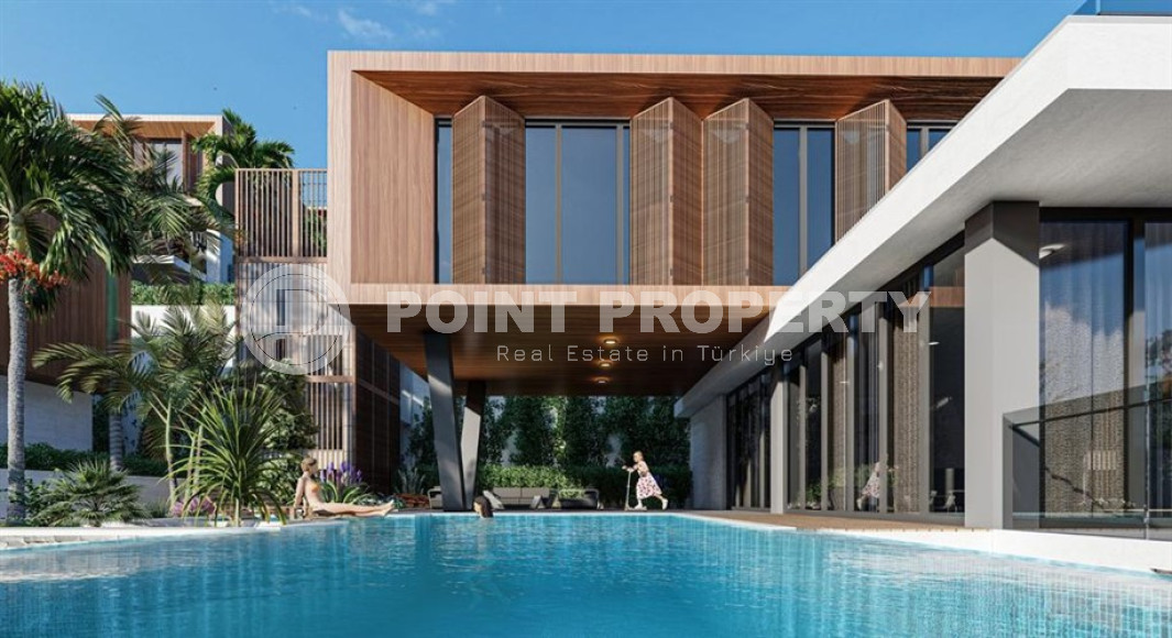 Элитный и эксклюзивный проект в районе Аланьи, Тепе. Комплекс состоящий из 14 вилл с площадью от 332 до 475 м2.-id-3936-фото-14