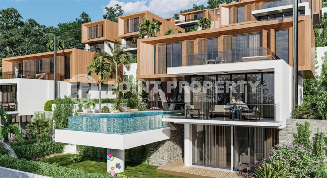 Элитный и эксклюзивный проект в районе Аланьи, Тепе. Комплекс состоящий из 14 вилл с площадью от 332 до 475 м2.-id-3936-фото-19