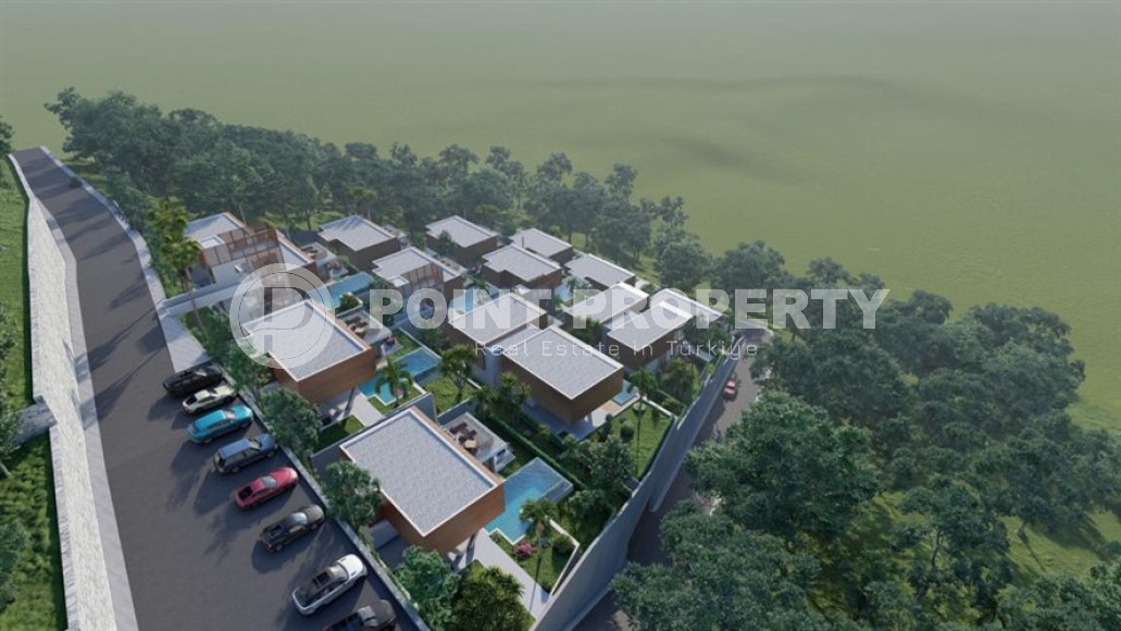 Элитный и эксклюзивный проект в районе Аланьи, Тепе. Комплекс состоящий из 14 вилл с площадью от 332 до 475 м2.-id-3936-фото-24