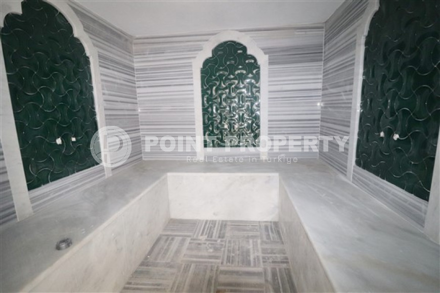 Стильный современный дуплекс с одной спальней, общей площадью 60 м2, в 150 метрах от знаменитого пляжа Клеопатры.-id-3944-фото-9