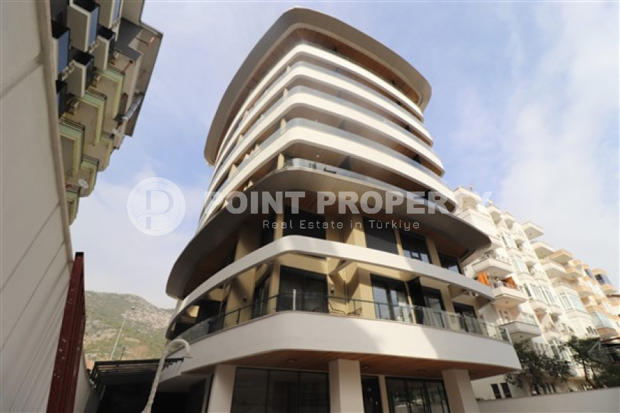 Стильный современный дуплекс с одной спальней, общей площадью 60 м2, в 150 метрах от знаменитого пляжа Клеопатры.-id-3944-фото-11