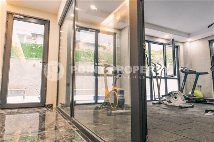 Стильная современная квартира 1+1 в новом доме в самом центре Аланьи.-id-3948-фото-10