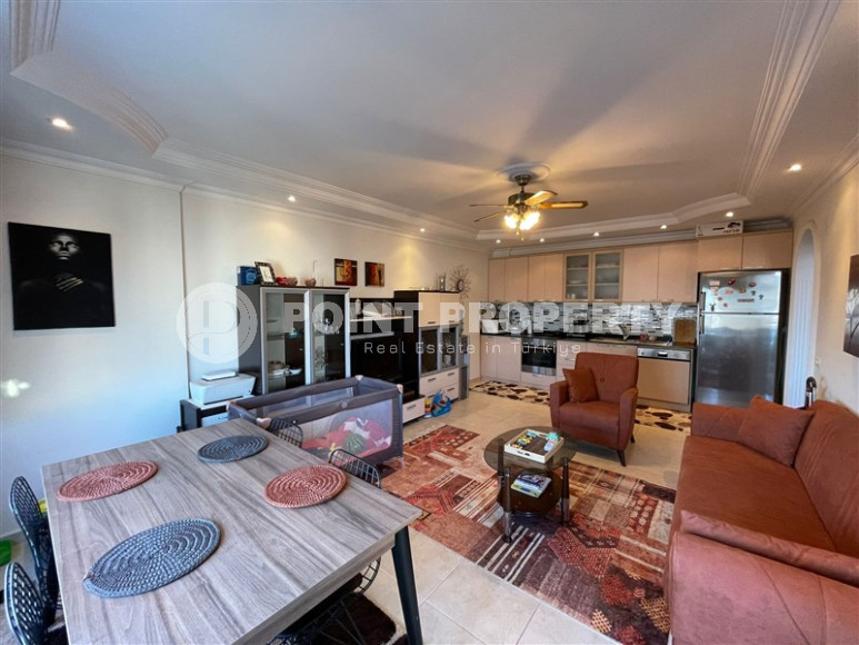 Cozy two-room apartment with sea views, 1+1 layout and area of 70 m2 in the Cikcilli area, 700 meters from the sea-id-1331-photo-4