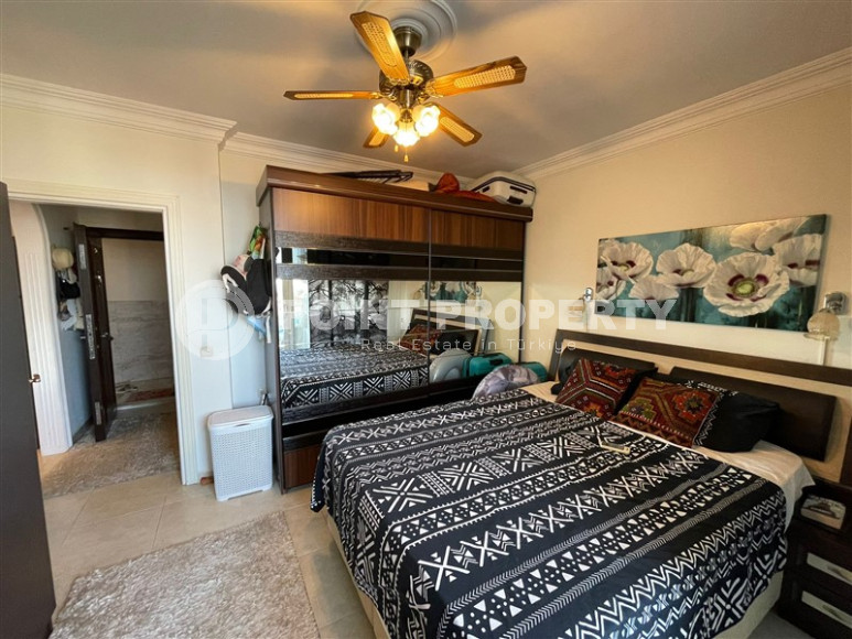 Cozy two-room apartment with sea views, 1+1 layout and area of 70 m2 in the Cikcilli area, 700 meters from the sea-id-1331-photo-8