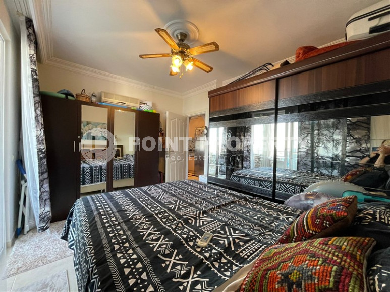 Cozy two-room apartment with sea views, 1+1 layout and area of 70 m2 in the Cikcilli area, 700 meters from the sea-id-1331-photo-10