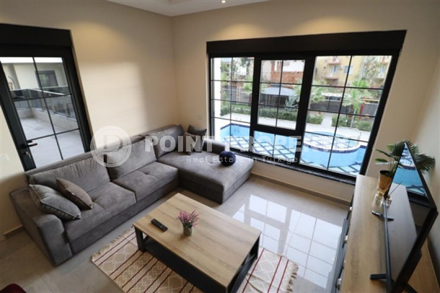 Двухуровневые апартаменты 180 м2 на 1 и 2 этажах комплекса в районе Оба-id-3953-фото-10