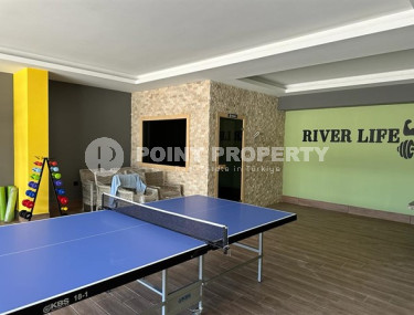 Двухкомнатные апартаменты с планировкой 1+1 в резиденции 2022 года на некотором удалении от моря, район Оба-id-3955-фото-3