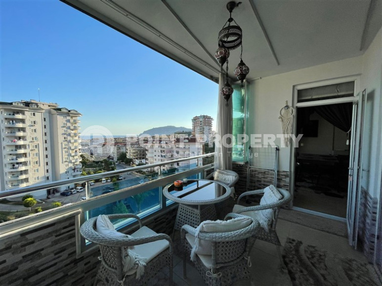 Cozy two-room apartment with sea views, 1+1 layout and area of 70 m2 in the Cikcilli area, 700 meters from the sea-id-1331-photo-13