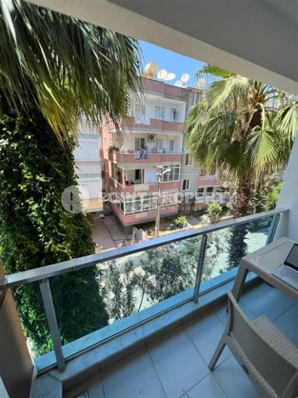 Готовая к заселению квартира с планировкой 1+1 в 300 метрах от пляжа Клеопатры, центр Аланьи-id-3956-фото-4