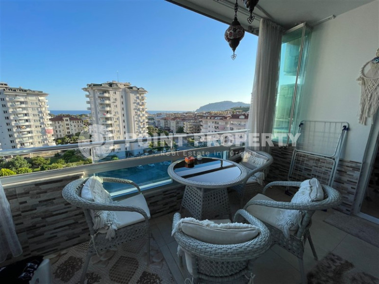 Cozy two-room apartment with sea views, 1+1 layout and area of 70 m2 in the Cikcilli area, 700 meters from the sea-id-1331-photo-15