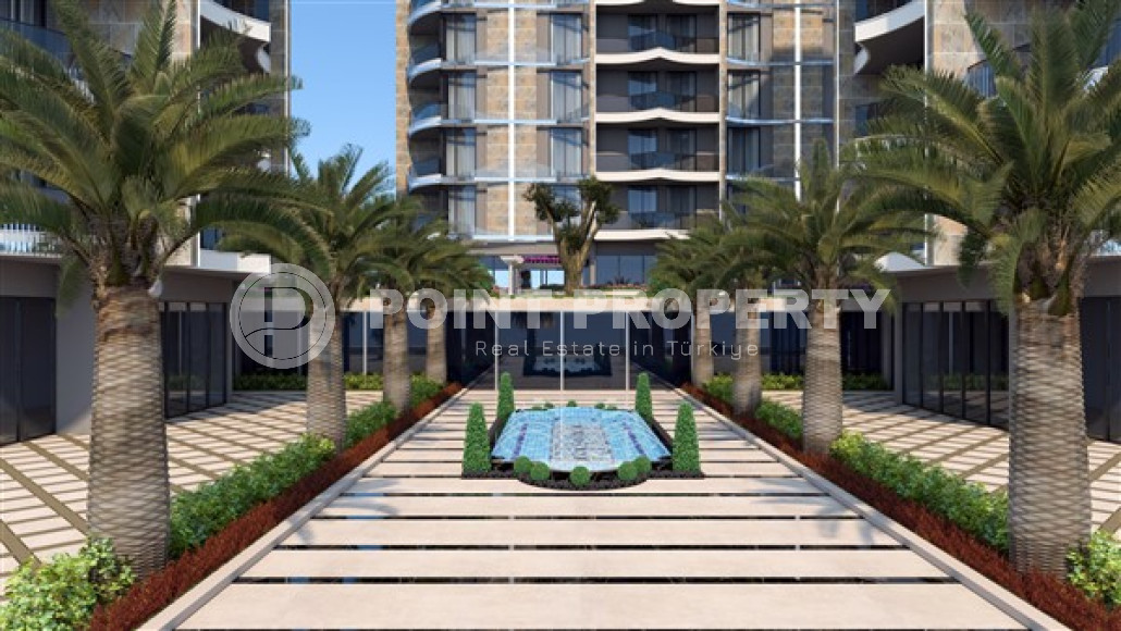 New two-room apartment 55 m2 in a residence under construction consisting of three buildings, Tosmur district-id-3974-photo-20