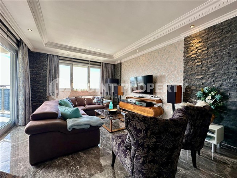 Эксклюзивная трёхкомнатная квартира 120 м2 в комплексе с роскошной инфраструктурой, район Джикджилли-id-3978-фото-3