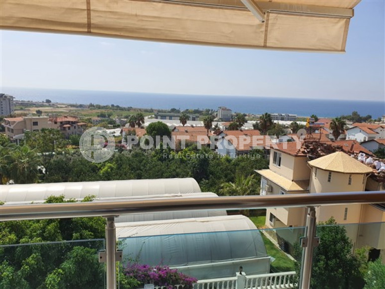 Двухуровневые апартаменты 180 м2 на третьем этаже и крыше малоэтажного комплекса, район Демирташ-id-3981-фото-14