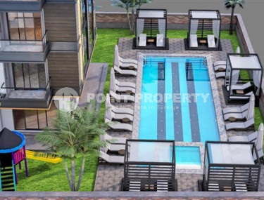 Апартаменты 1+1 в новой резиденции на завершающем этапе строительства в центральном районе Аланьи.-id-3986-фото-5