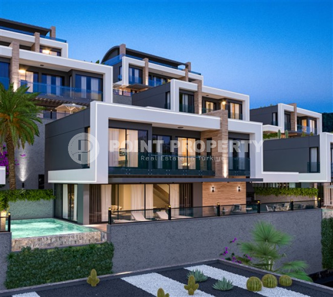 Luxury luxury villas under construction in the prestigious area of Alanya Kargicak.-id-3990-photo-2