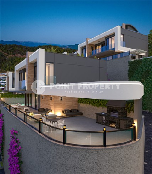 Luxury luxury villas under construction in the prestigious area of Alanya Kargicak.-id-3990-photo-7