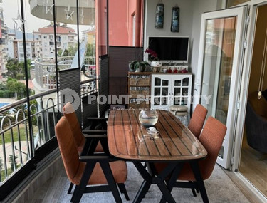 Three-room apartment 110 m2 with furniture and two equipped balconies, Cikcilli area-id-3991-photo-5