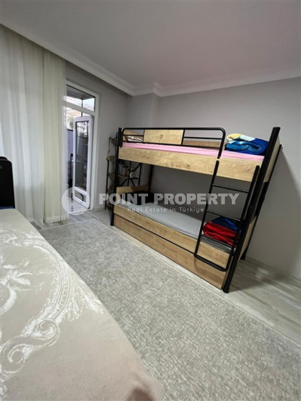 Трёхкомнатная квартира 110 м2 с мебелью и двумя оборудованными балконами  район Джикджилли-id-3991-фото-12