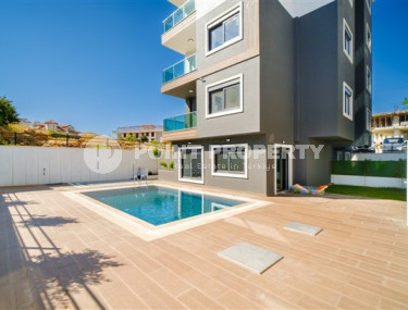 Недорогие апартаменты с площадью 95 м2 в новом малоэтажном здании, район Оба-id-3994-фото-1