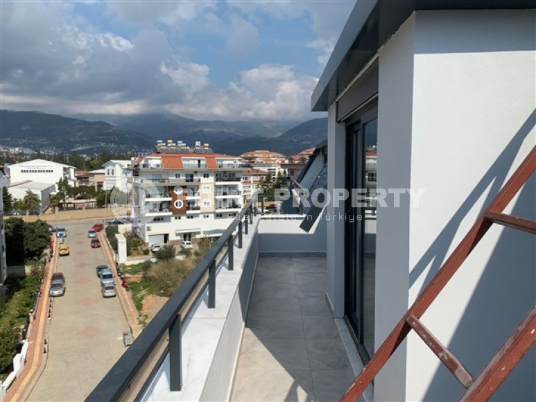 Luxury new duplex apartment 150 m2 in Oba area, Alanya-id-3996-photo-11