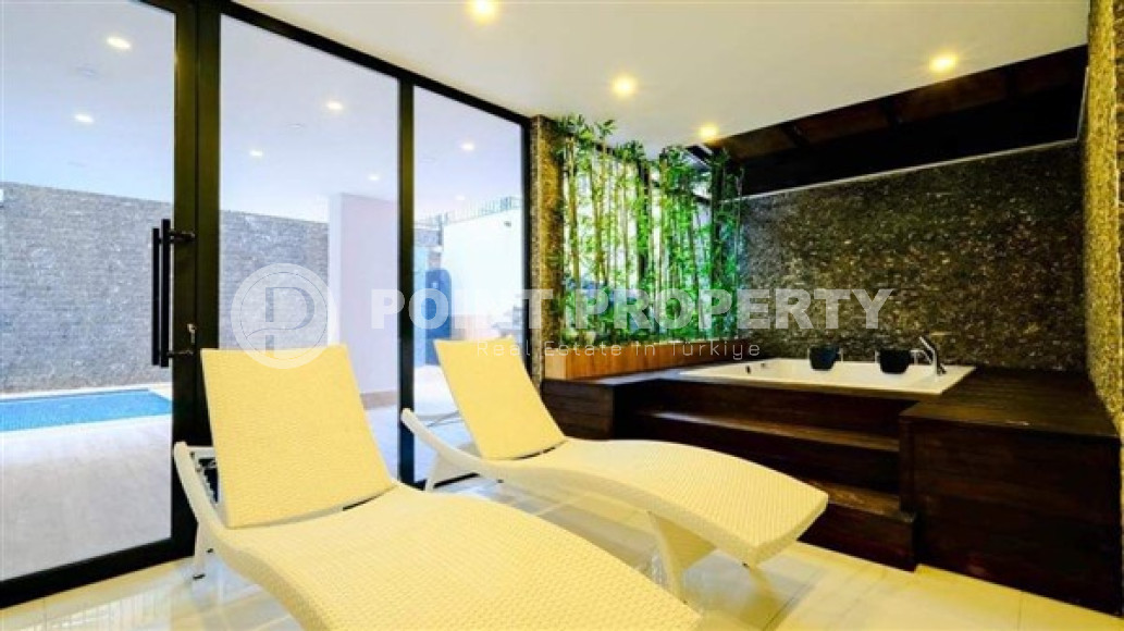 Небольшая современная квартира с прекрасным ремонтом и стильным дизайном в самом центре Аланьи. Описание:-id-4004-фото-13