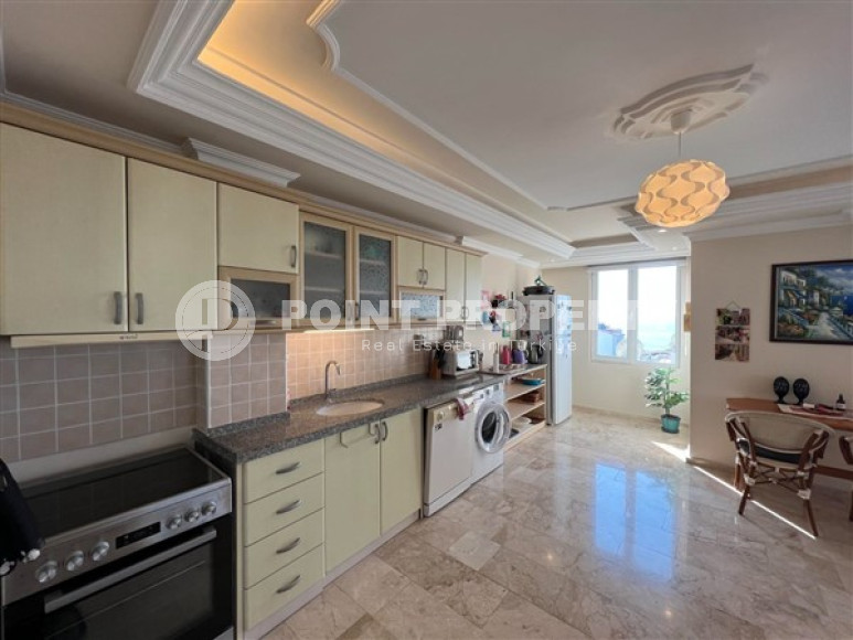 Просторная меблированная квартира 2+1 на 8-м этаже с панорамным видом на море.-id-4010-фото-5