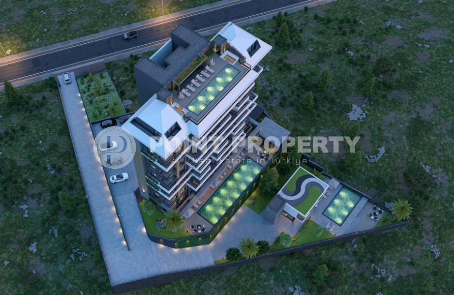 Project in Kestel with gorgeous views of the sea, mountains and the whole of Alanya! Interest-free installments until the end of 2023-id-1044-photo-2