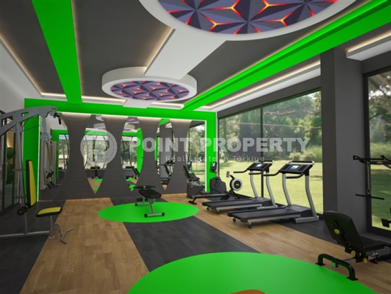 Luxury apartment 70 m2 in a residence under construction 100 meters from the sea, Mahmutlar-id-4016-photo-3