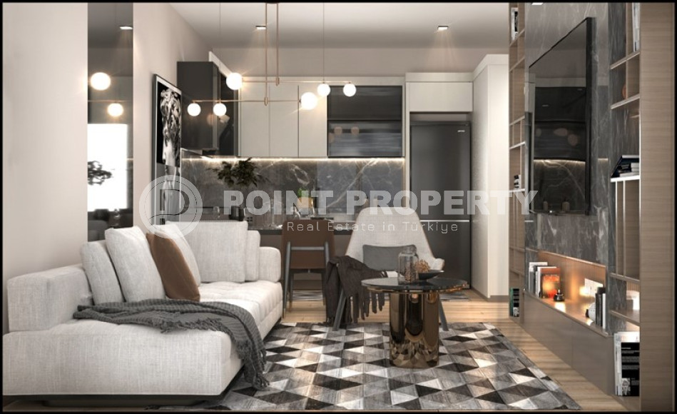 Новый проект в Мерсине – квартиры с одной и двумя спальнями на разных этажах в доме с бассейном и садом. Срок введения объекта в эксплуатацию – конец января 2025 года.-id-4029-фото-2