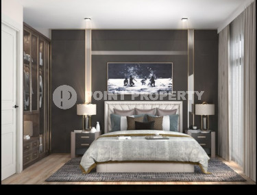 New project in Mersin - apartments with one and two bedrooms on different floors in a house with a swimming pool and a garden. The date for putting the facility into operation is the end of January 2025.-id-4029-photo-5