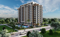 New project in Mersin - apartments with one and two bedrooms on different floors in a house with a swimming pool and a garden. The date for putting the facility into operation is the end of January 2025.-id-4029-photo-8