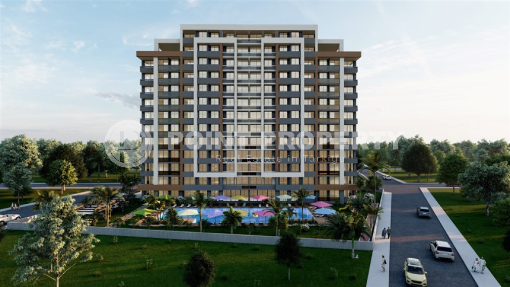 Новый проект в Мерсине – квартиры с одной и двумя спальнями на разных этажах в доме с бассейном и садом. Срок введения объекта в эксплуатацию – конец января 2025 года.-id-4029-фото-9