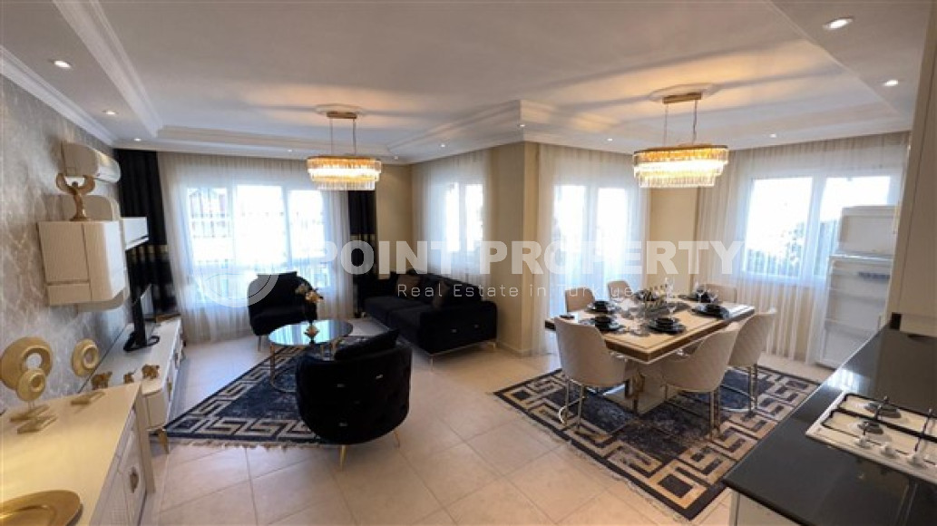 Excellent apartment with an area of 120 m2 350 meters from the sea, Tosmur-id-4032-photo-3