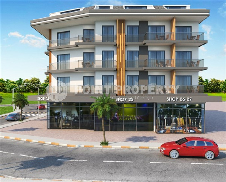 Две квартиры на продажу с планировками 1+1 и площадью 52 м2 в строящейся резиденции, центр Аланьи-id-4036-фото-4