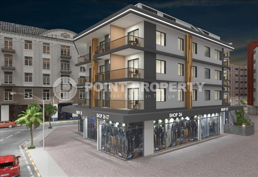 Две квартиры на продажу с планировками 1+1 и площадью 52 м2 в строящейся резиденции, центр Аланьи-id-4036-фото-5