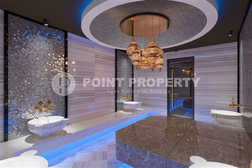 Продаются две квартиры с площадью 57 м2 в эксклюзивном проекте на этапе строительства, центр Аланьи-id-4039-фото-10