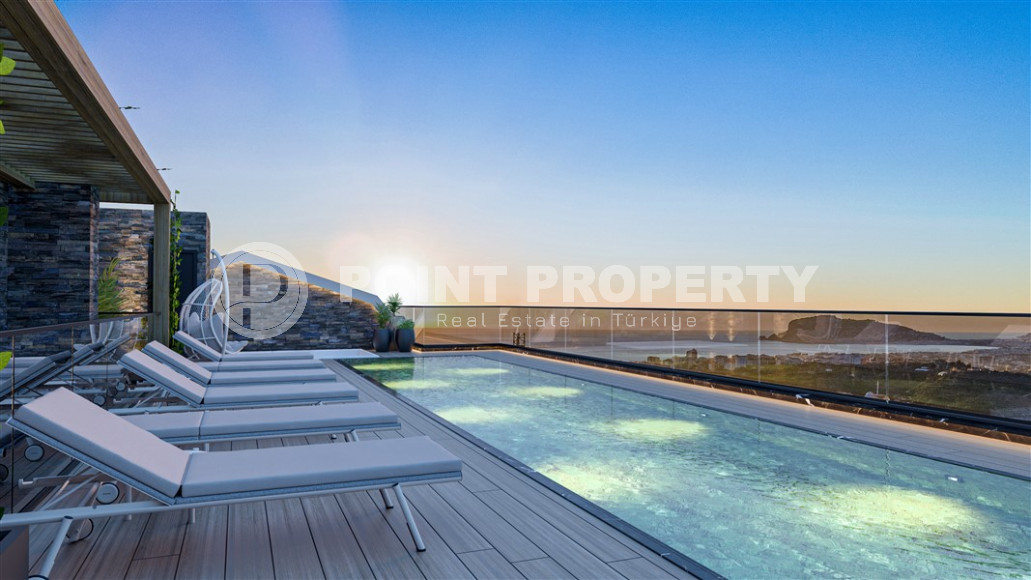 Project in Kestel with gorgeous views of the sea, mountains and the whole of Alanya! Interest-free installments until the end of 2023-id-1044-photo-6