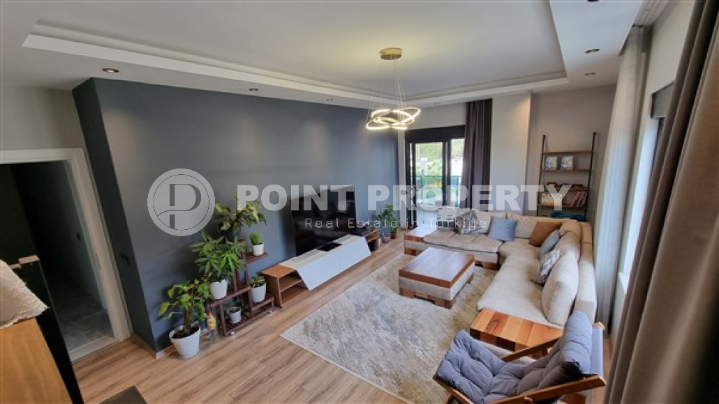 Стильные современные апартаменты 3+1 в 500 метрах от моря в популярном районе Аланьи Оба.-id-4050-фото-2