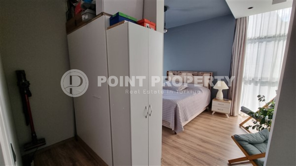 Стильные современные апартаменты 3+1 в 500 метрах от моря в популярном районе Аланьи Оба.-id-4050-фото-7